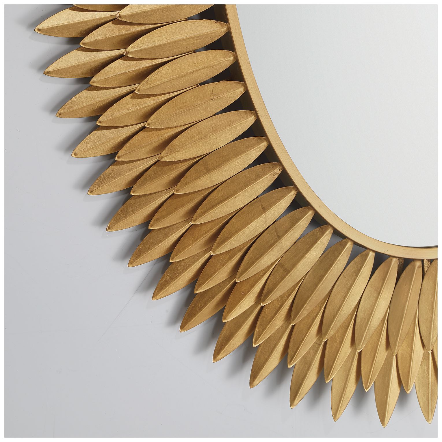 Image 5 Broche 31.25'' Integrated LED Antique Gold Mirror more views