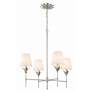 Thumbnail3 of Broche 4 Light Antique Silver Chandelier more views