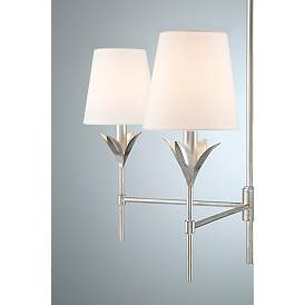 Image5 of Broche 4 Light Antique Silver Chandelier more views