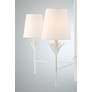6_Broche 4 Light Matte White Chandelier more views