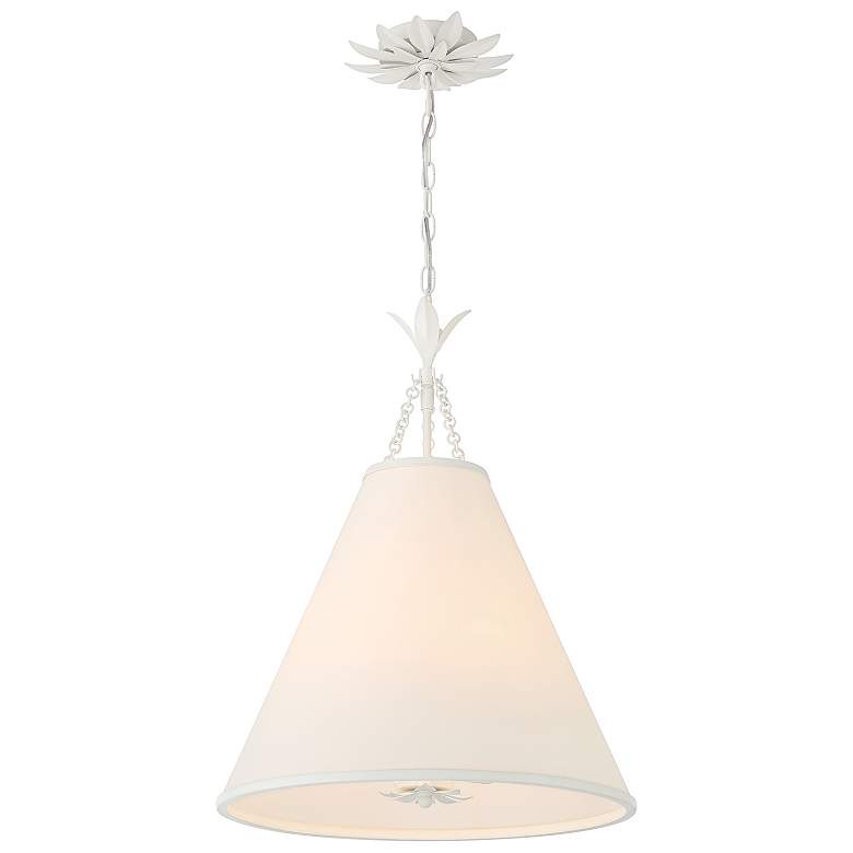Image 2 Broche 4 Light Matte White Pendant