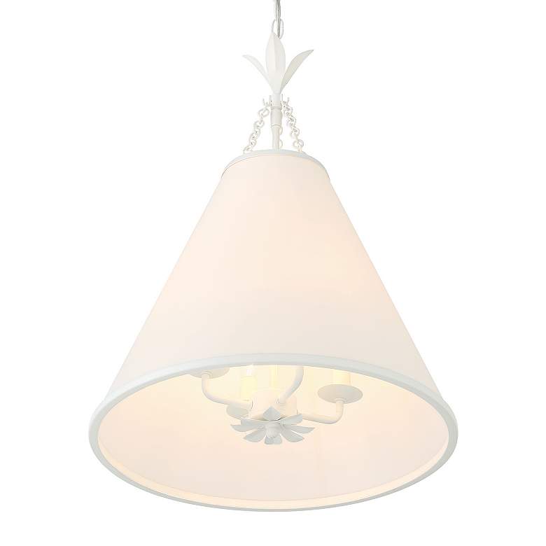 Image 6 Broche 4 Light Matte White Pendant more views