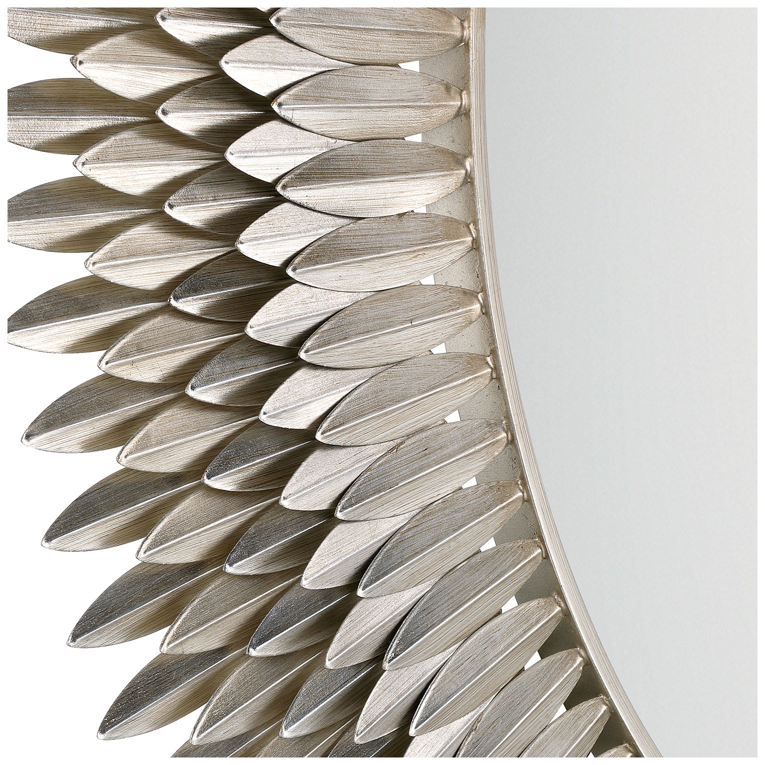 Image 3 Broche 46.75'' Antique Silver Mirror more views