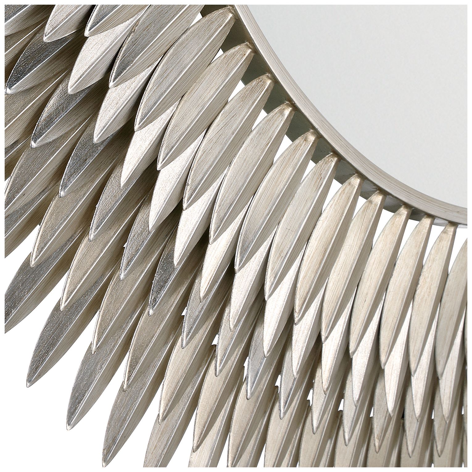 Image 4 Broche 46.75'' Antique Silver Mirror more views