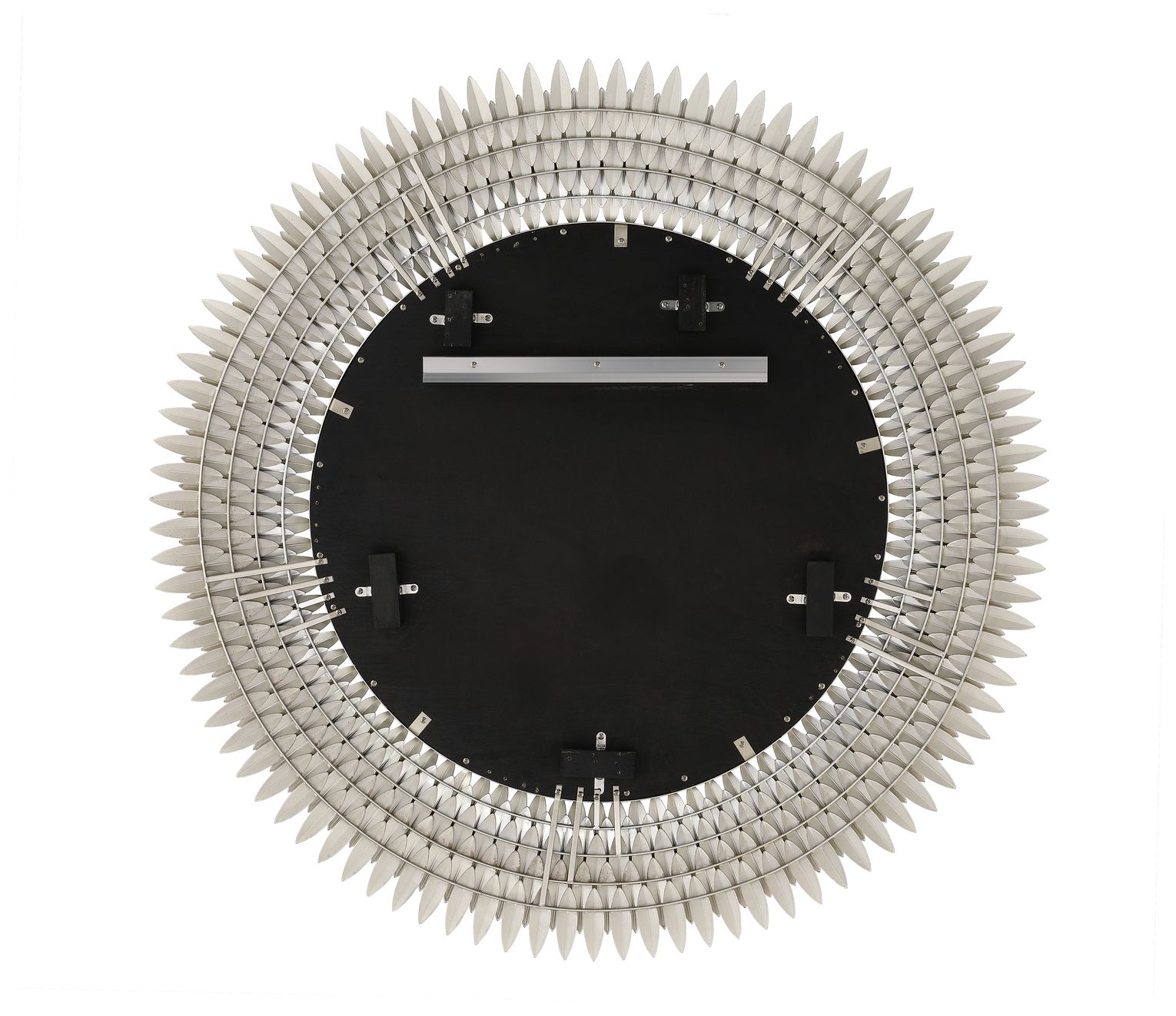 Image 5 Broche 46.75'' Antique Silver Mirror more views