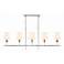 Broche 5 Light Antique Silver Chandelier