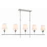 3_Broche 5 Light Antique Silver Chandelier more views