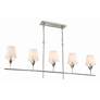 4_Broche 5 Light Antique Silver Chandelier more views