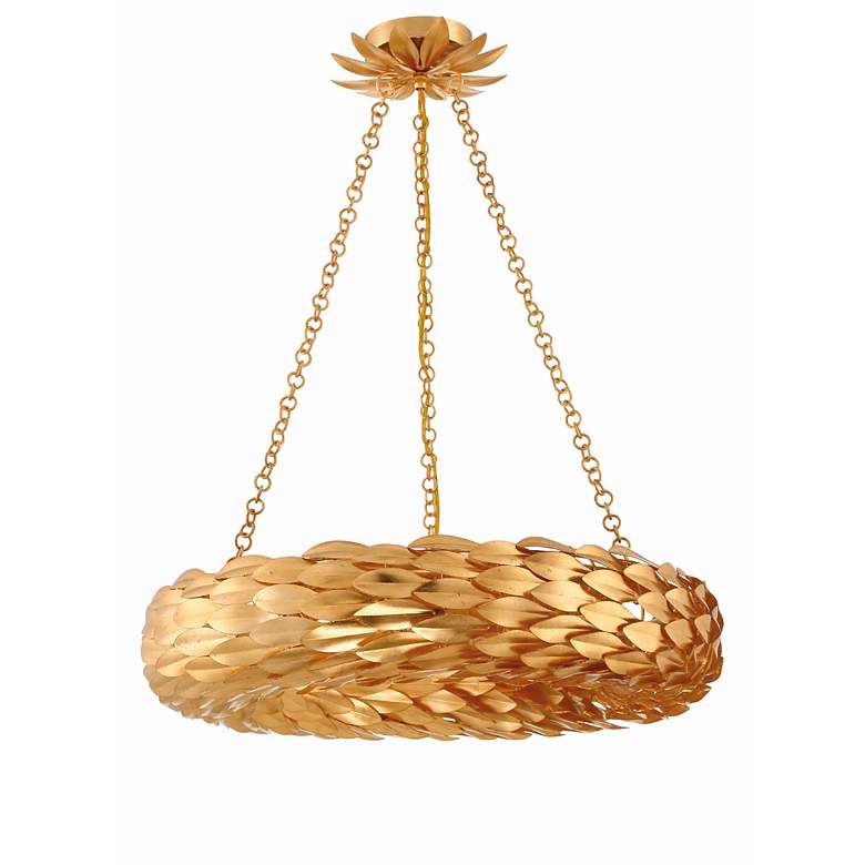 Image 3 Broche 6 Light Antique Gold Ceiling Mount more views