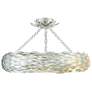 Broche 6 Light Antique Silver Ceiling Mount