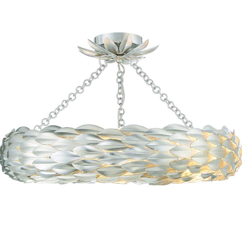 Image 3 Broche 6 Light Antique Silver Ceiling Mount more views