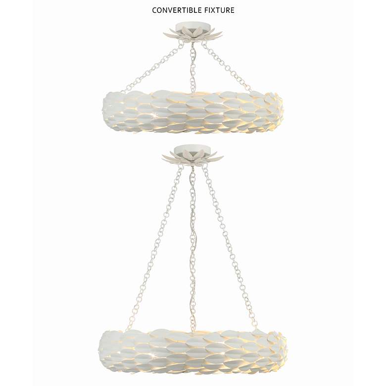 Image 2 Broche 6 Light Matte White Ceiling Mount more views