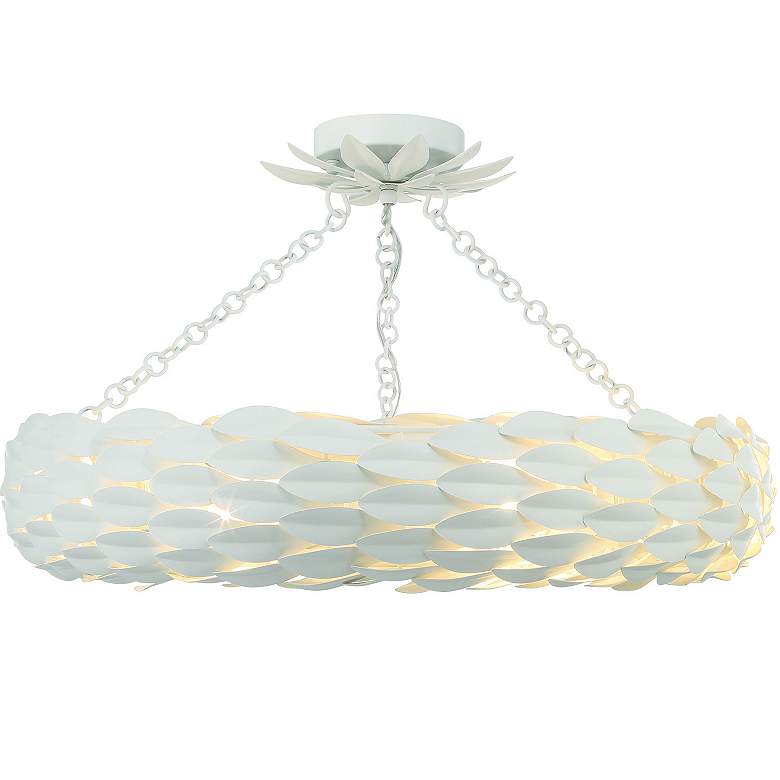 Image 3 Broche 6 Light Matte White Ceiling Mount more views