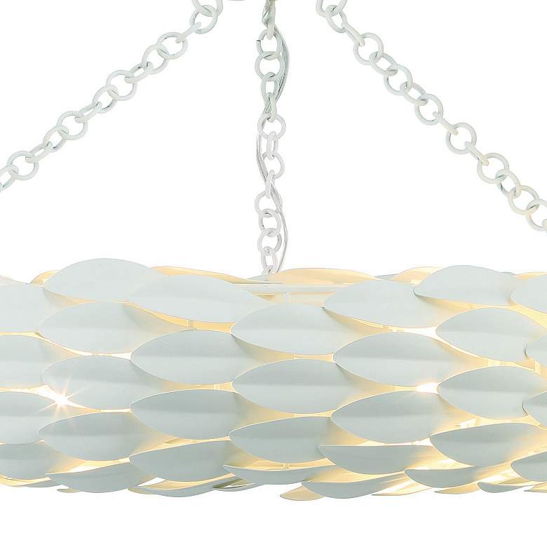 Image 4 Broche 6 Light Matte White Ceiling Mount more views
