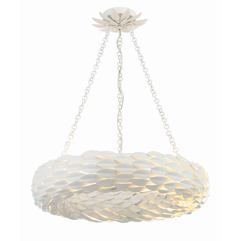 Image 3 Broche 6 Light Matte White Pendant more views