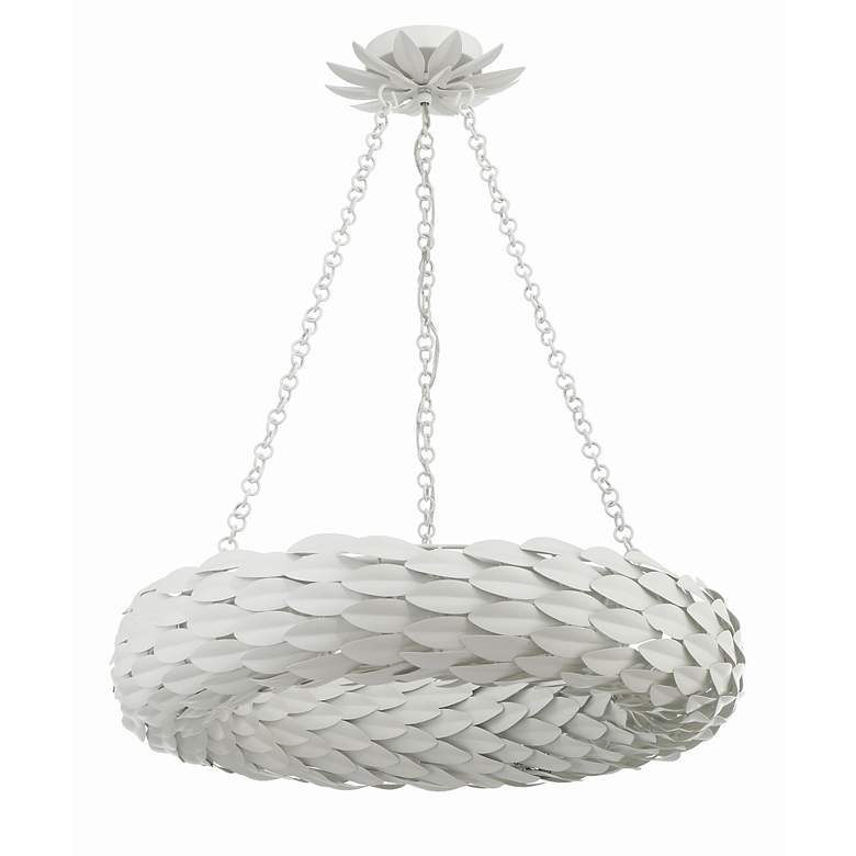 Image 4 Broche 6 Light Matte White Pendant more views