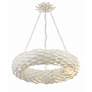 5_Broche 6 Light Matte White Pendant more views