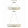6_Broche 6 Light Matte White Pendant more views