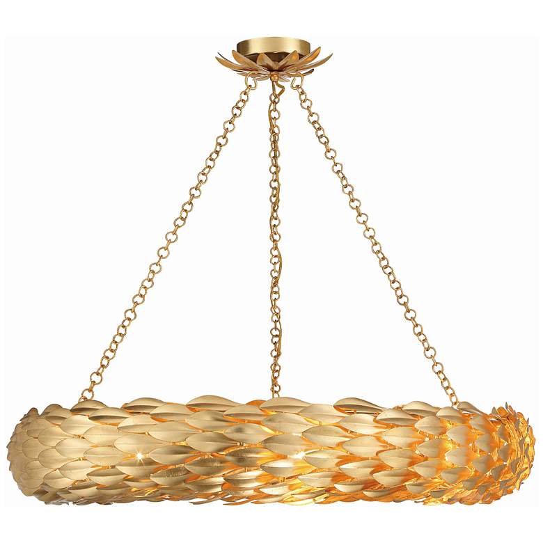 Image 2 Broche 8 Light Antique Gold Pendant