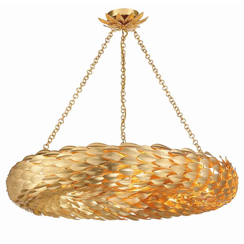 Image 3 Broche 8 Light Antique Gold Pendant more views