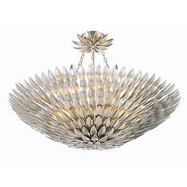 Image2 of Broche 8 Light Antique Silver Ceiling Mount more views