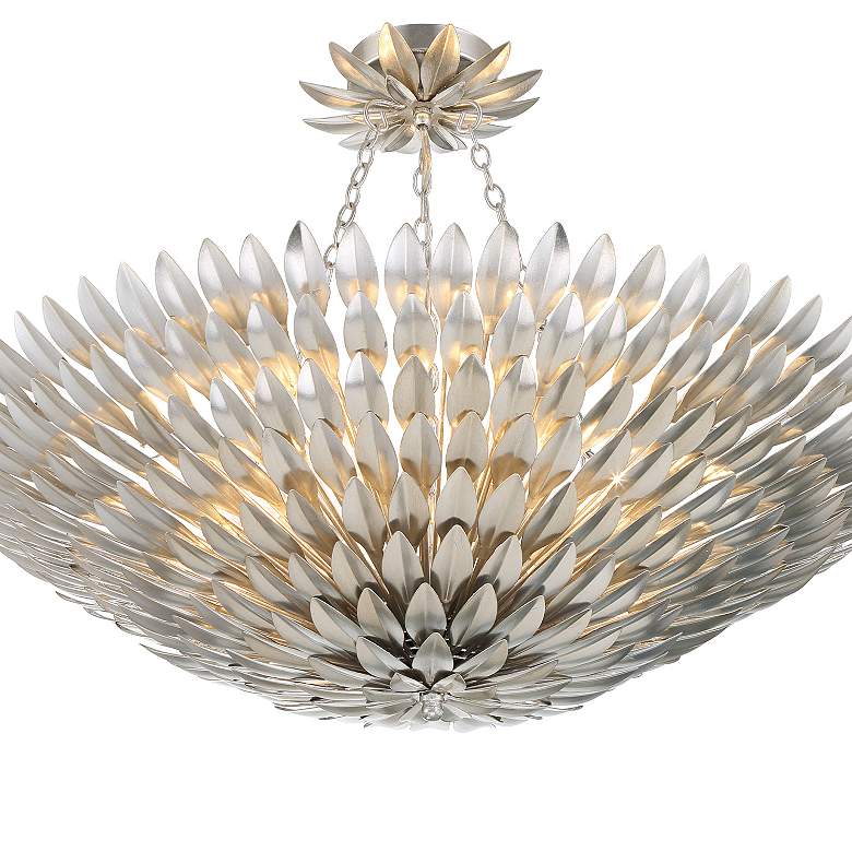 Image 3 Broche 8 Light Antique Silver Ceiling Mount more views
