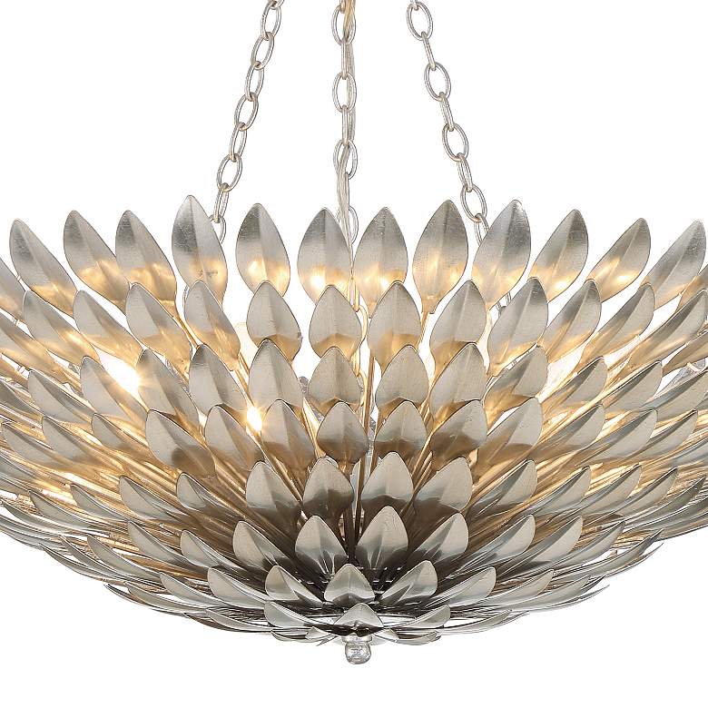 Image 4 Broche 8 Light Antique Silver Ceiling Mount more views