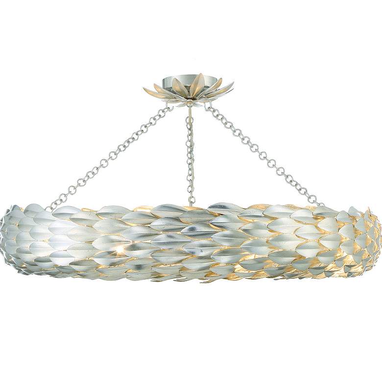 Image 3 Broche 8 Light Antique Silver Ceiling Mount more views