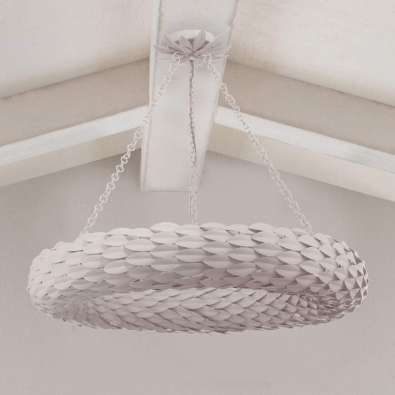 Image 7 Broche 8 Light Matte White Ceiling Mount more views