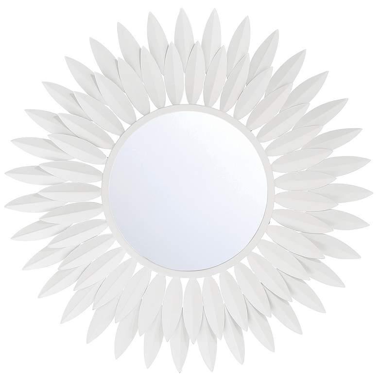 Image 1 Broche Matte White 20in Mirror
