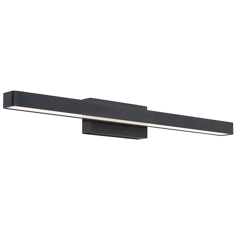Image 1 Brock 24" Wide Black LED Vanity