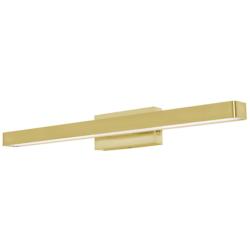 Brock 24" Wide Satin Brass LED Vanity