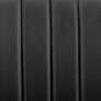 Brock Black Faux Leather w/ Walnut Wood Adjustable Bar Stool