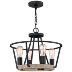 Brockton 4-Light Grey Ash Pendant