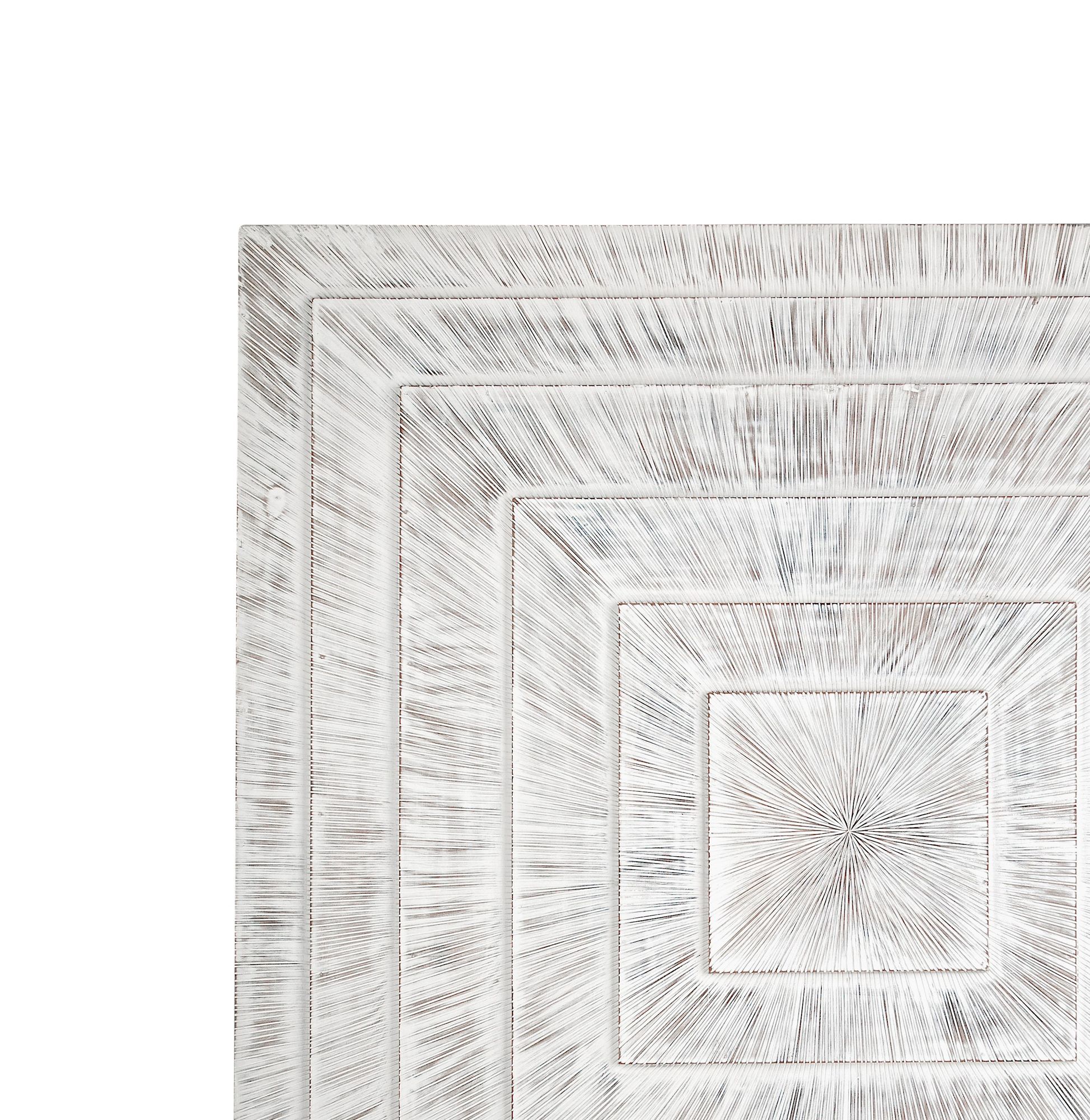 Image 2 Broderick Wall Art Distressed White Frame more views