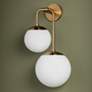 1_Brogan 22 1/4" High Patina Brass 2-Light Wall Sconce