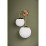 3_Brogan 22 1/4" High Patina Brass 2-Light Wall Sconce more views