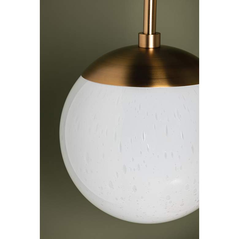 Image 4 Brogan 22 1/4" High Patina Brass 2-Light Wall Sconce more views