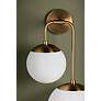 5_Brogan 22 1/4" High Patina Brass 2-Light Wall Sconce more views
