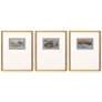 1_Broken Landscape I 19"W x 25"H Framed Art Set of 3