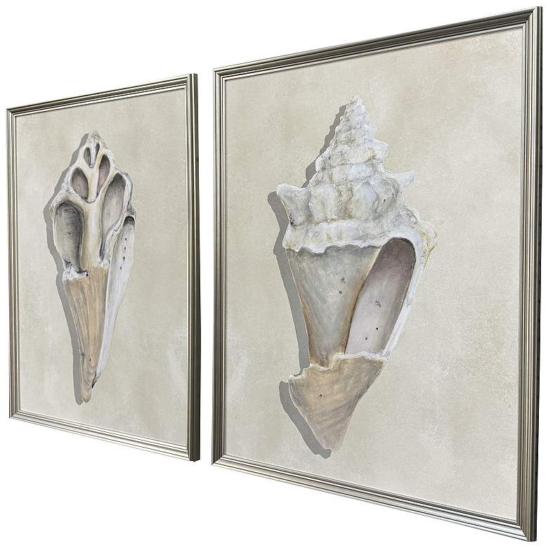 Image 3 Broken Shells II 21"W x 27"H Framed Art - Set of 2 more views