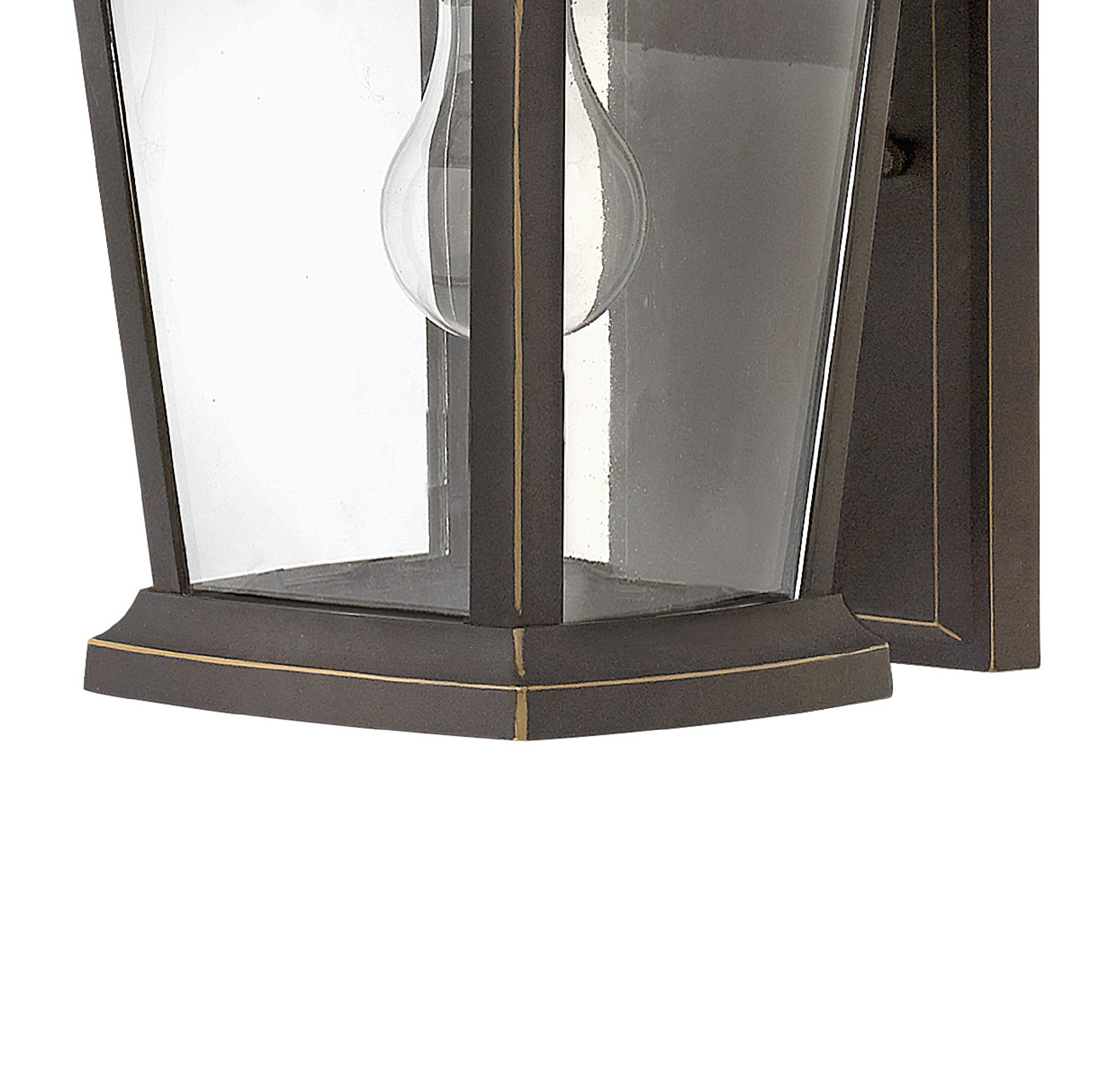 Thumbnail3 of Bromley 11 3/4" High Oil Rubbed Bronze Outdoor Wall Light more views