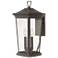 Bromley 19 1/4" High Oil Rubbed Bronze Outdoor Wall Light