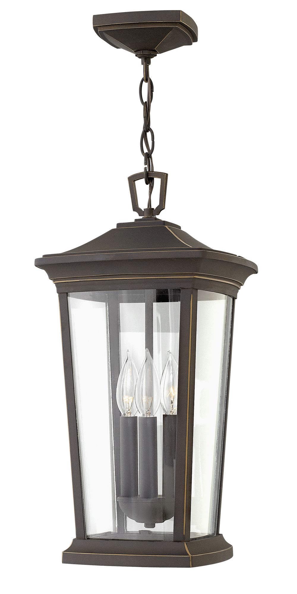 Image 2 Bromley 19" High Oil Rubbed Bronze Outdoor Hanging Light more views