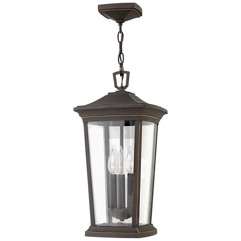 Image 2 Bromley 19" High Oil Rubbed Bronze Outdoor Hanging Light more views