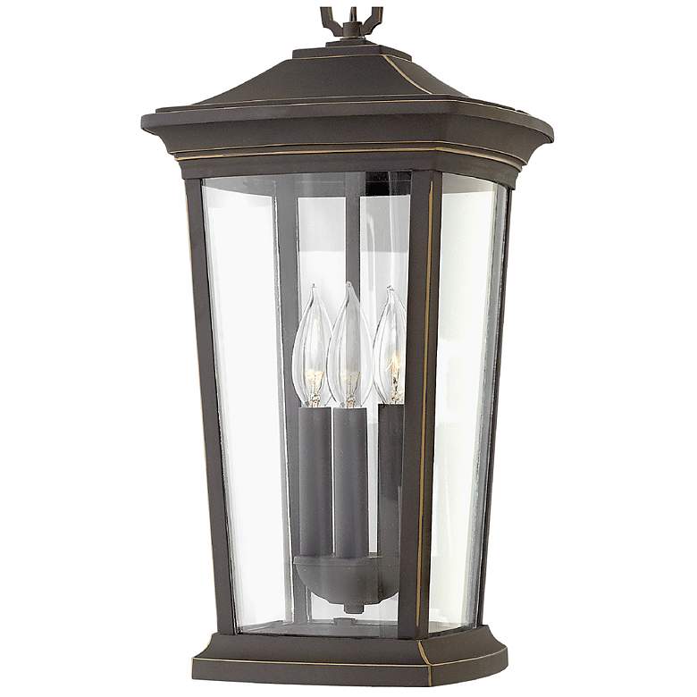 Image 3 Bromley 19" High Oil Rubbed Bronze Outdoor Hanging Light more views