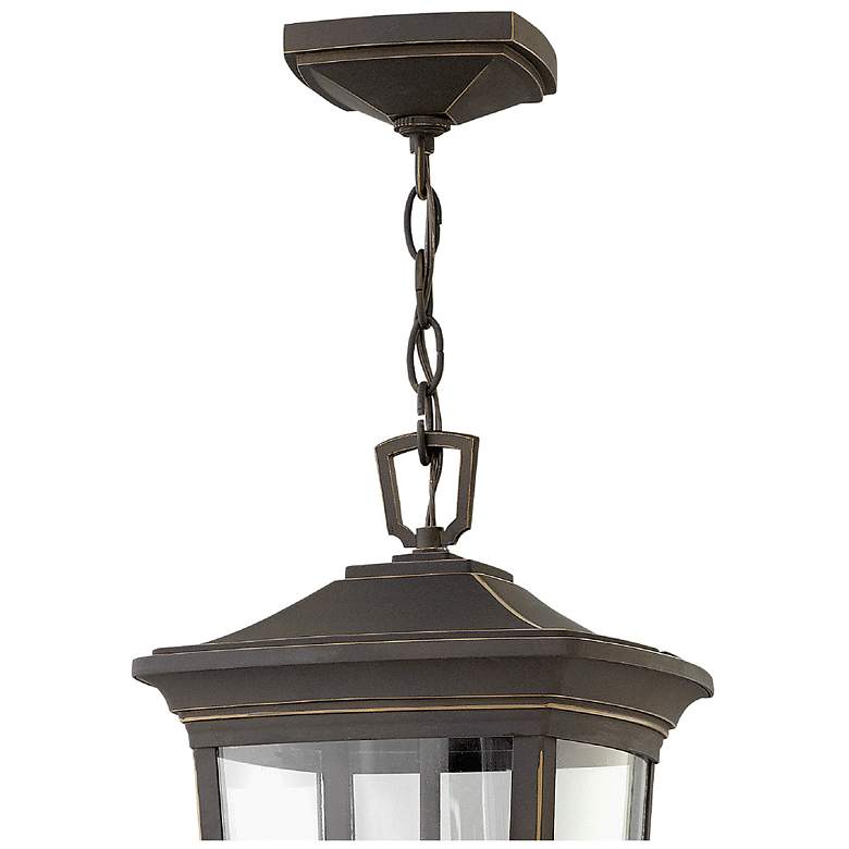 Image 4 Bromley 19" High Oil Rubbed Bronze Outdoor Hanging Light more views
