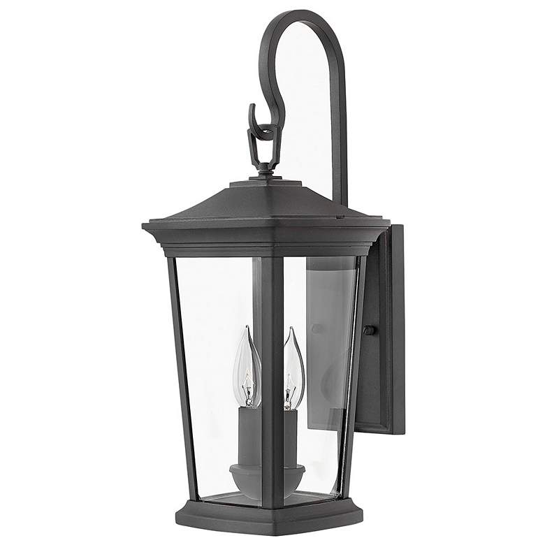 Image 1 Bromley 20" High Museum Black 2-Light LED Outdoor Wall Light