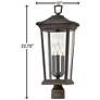 6_Bromley 22 3/4"H Oil-Rubbed Bronze LED Outdoor Post Light more views