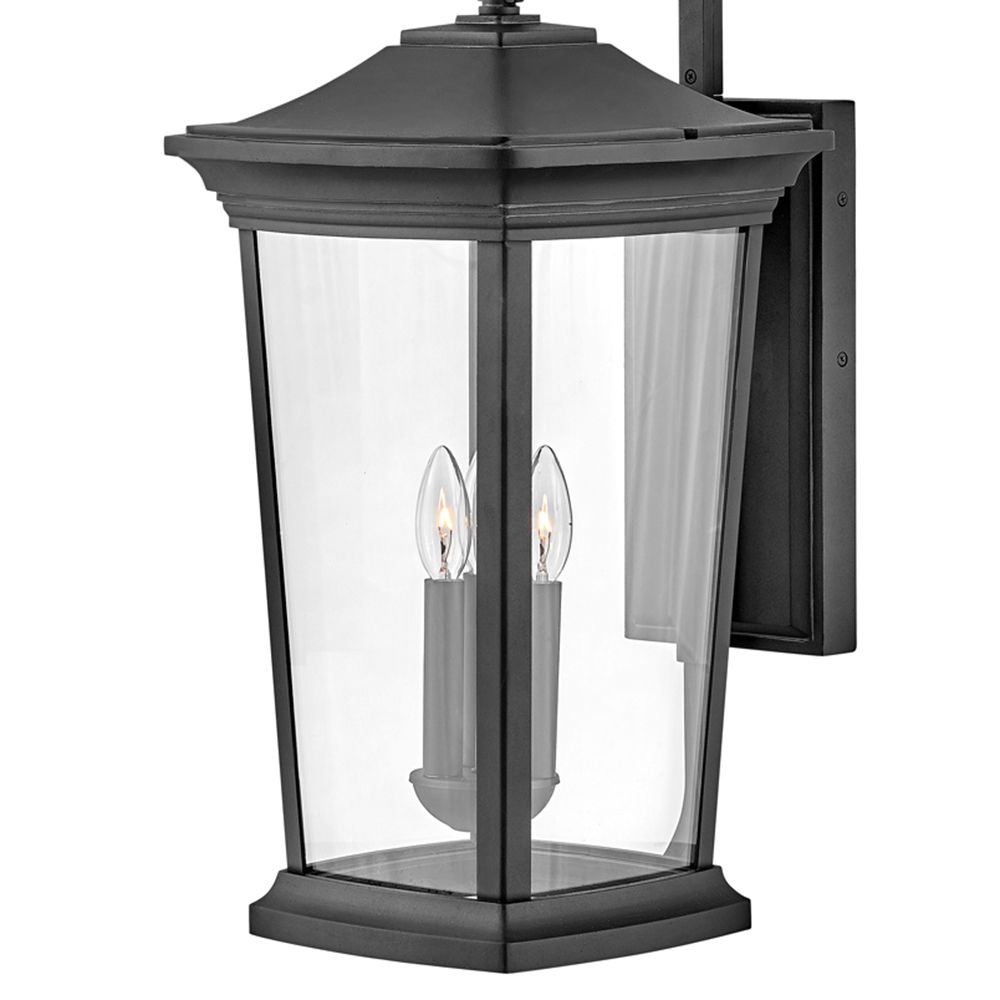 Image 6 Bromley 30" High Museum Black 3-Light LED Outdoor Wall Light more views